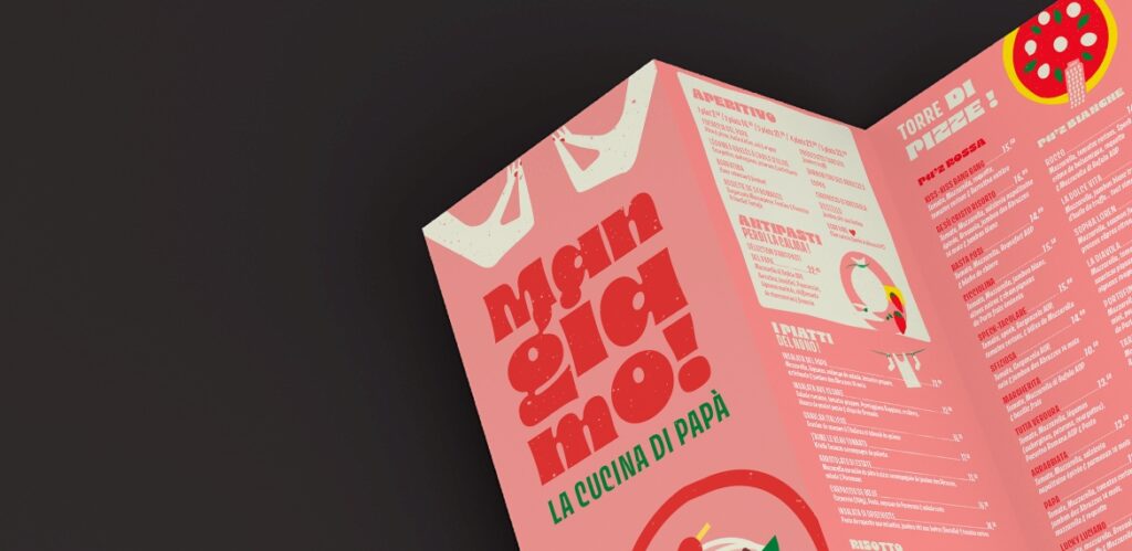 Papa's Kitchen 2023, identité visuelle de la trattoria